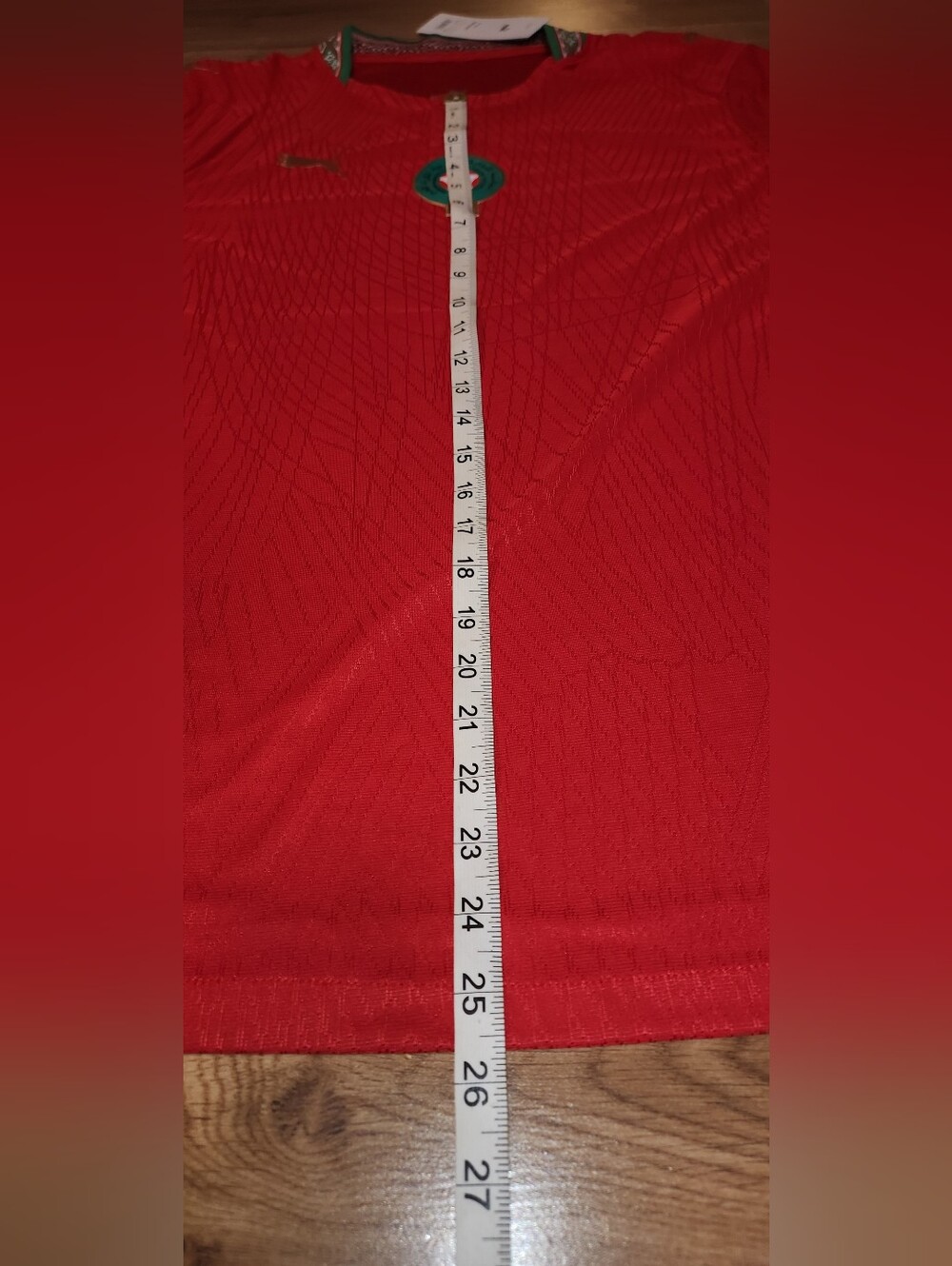 Morocco Home Soccer Jersey Player Version(L/XXL READ DESCRIPTION** 🇲🇦 - Picture 2 of 9